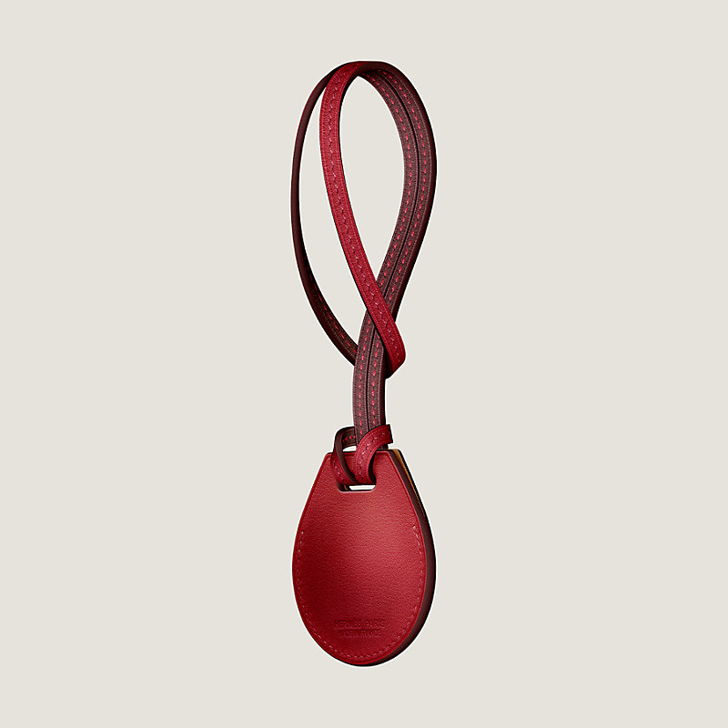 【Air Tag】HERMES Accessorio da borsa bicolore Apple AirTag Apple AirTag Hermès bicolor travel tag | Hermès Canada